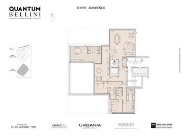 VENTA QUANTUM BELLINI DEPARTAMENTO 4 AMBIENTES CON TERRAZA A ESTRENAR CON VISTA  AL RIO