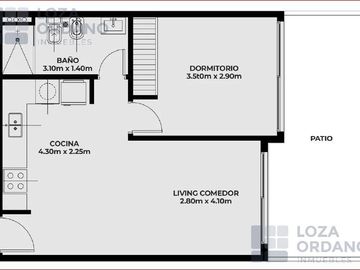 Departamento en venta  Complejo Haven 1 dorm con Patio Financiado