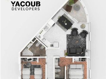 Penthouse venta 3 dormitorios-242 mts 2 totales  - La Plata-Pozo-Emprendimiento.