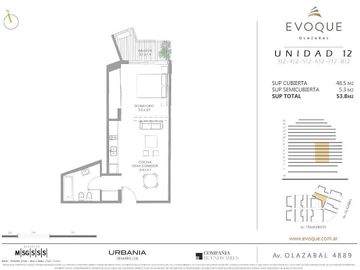 Departamento en Venta en Evoque Olazabal