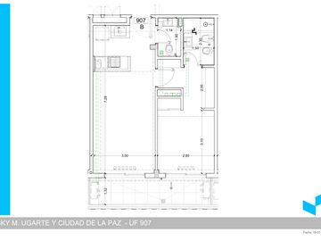 Departamento de 2 ambientes- Belgrano