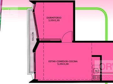 Departamento en Belgrano, 2 Ambientes en Edificio con Amenities!