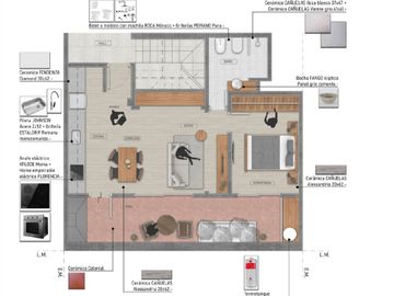 Departamento en venta 1 dormitorio patio