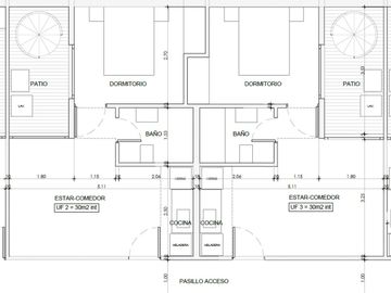 VENTA DPTO 2 AMB  -TERRAZA/PATIO APTO CREDITO