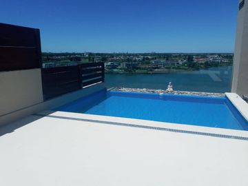 Departamento 3 ambientes en alquiler en edificio Praia, barrio Portezuelo, Nordelta