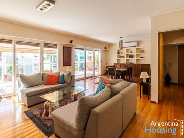 Espectacular Dúplex de 4 ambientes Gran balcón terraza con vista al Hipódromo