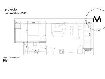 Departamento en venta de 2 ambientes a estrenar - Villa Ballester