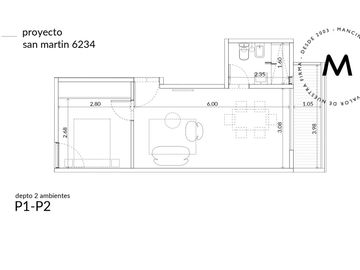 Departamento en venta de 2 ambientes a estrenar - Villa Ballester