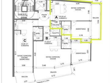 Venta 2 ambientes a estrenar Flores Caballito