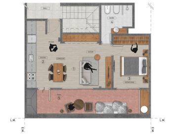 9 entre 65 y 66 La Plata Departamento de un Dormitorio en VENTA a ESTRENAR