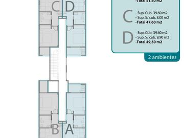 Departamento 2 ambientes A estrenar
