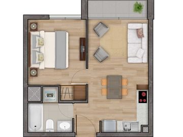 Departamento en venta en RECOLETA