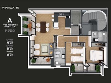 Departamento en venta - Saavedra - monoambiente con balcon!