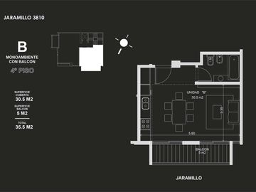 Departamento en venta - Saavedra - monoambiente con balcon!