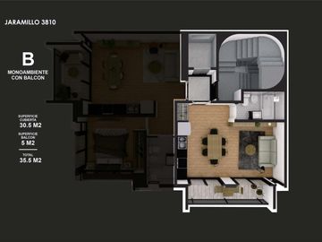 Departamento en venta - Saavedra - monoambiente con balcon!