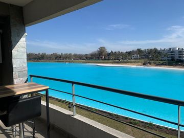 Departamento de dos ambientes con vista en alquiler temporal | Lagoon Pilar