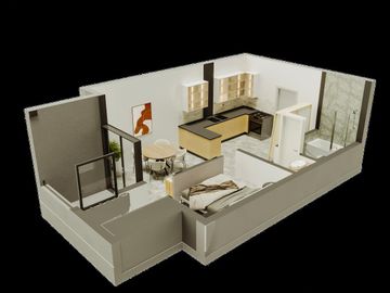 Departamentos en edificio Vive Moreno