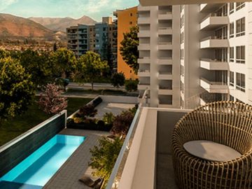 Venta Hermoso Departamento Usado en Condominio Activa, La Florida