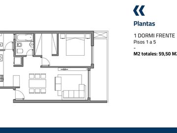 DEPARTAMENTO EN VENTA 1 DORMITORIO POZO