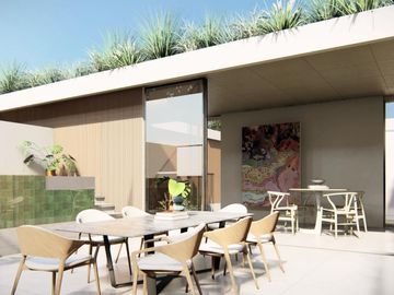 Casa con la comodidad de un PH, CON COCHERA, PATIO, PARRILLA.