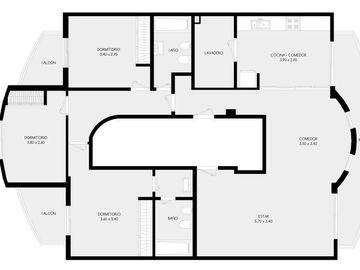 Departamento en VENTA La Plata 3 dorm. y cochera