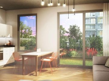 Venta depto monoambiente con balcón en Almagro