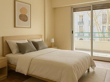 Depto 4 ambientes con dependencia - Av. Santa Fe al 3600