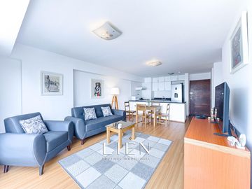 Departamento amoblado 1 dorm 1 baño. a pasos de Parque Mora