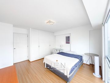 Departamento amoblado 1 dorm 1 baño. a pasos de Parque Mora