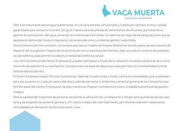 Campo en Añelo - Vaca Muerta