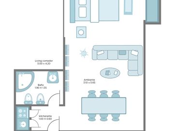 Monoambiente Venta Recoleta a refaccionar