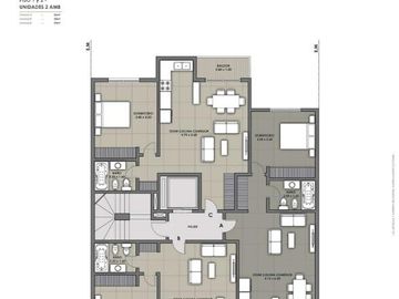 Departamento en  Venta, Pompeya 2 y 3 ambientes.