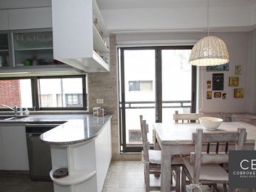 VENTA PISO ALTO AL CONTRAFRENTE 4 AMBIENTES PALERMO CON COCHERA DOBLE Y BAULERA AMENITIES