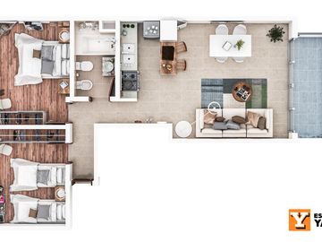 Departamento en venta - 1 Dormitorio  1 Baño - 65 mts2 - La Plata