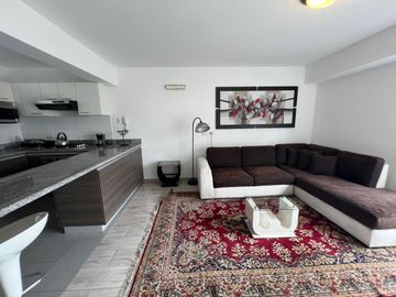 ALQUILER DE BELLO DUPLEX EN MIRAFLORES DE 80m2 - TOTALMENTE AMOBLADO Y EQUIPADO