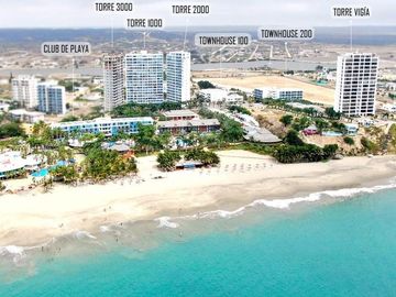 VENDO DEPARTAMENTO VACACIONAL PUNTA CENTINELA - PUNTA BLANCA SANTA ELENA PUNTA BARANDUA