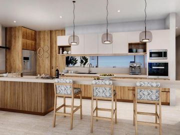 DEPARTAMENTO EN VENTA MERIDA, PLAYA TELCHAC, BOGA, FRENTE AL MAR, PH, LISTO