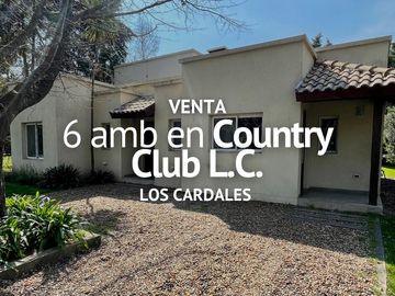 CASA 6 AMBIENTES EN VENTA, COUNTRY CLUB LOS CARDALES