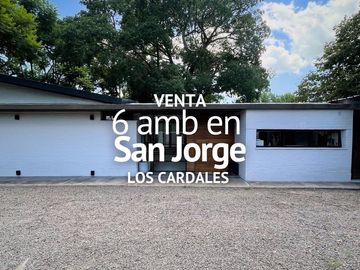 CASA 6 AMBIENTES CON PILETA EN VENTA, BARRIO SEMI CERRADO SAN JORGE, LOS CARDALES