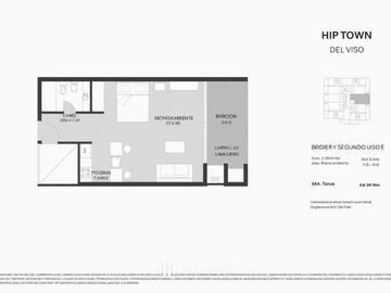Venta - Departamento - Monoambiente - Pilar - Parrilla - Pileta - Cochera