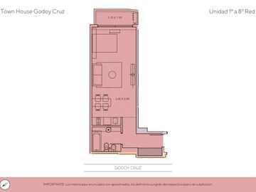 Apto Crédito - Venta Departamento de 1 Ambiente, a Estrenar en Palermo Nuevo