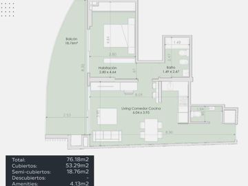 Depto 2 amb balcon terraza venta monserrat amenity