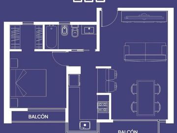 VENTA SEMIPISO a estrenar 53m2,  centro San Miguel