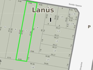 VENTA EN BLOCK DEPTO 5 AMB + GALPON LANUS OESTE