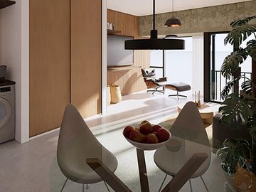 2 ambientes MODERNOS con BALCÓN – Proyecto en POZO