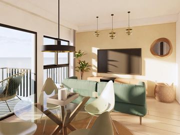 2 ambientes MODERNOS con BALCÓN – Proyecto en POZO