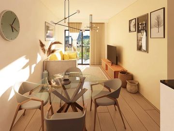 2 ambientes MODERNOS con BALCÓN – Proyecto en POZO