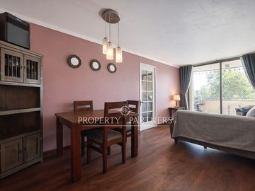 Arriendo departamento pasos del metro y con balcón, Ñuñoa