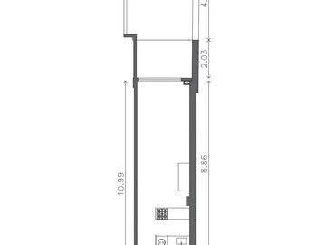 Departamento en venta Coghlan 1 ambiente a estrenar, PB con jardín