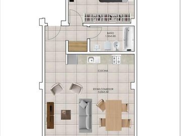 Venta departamento un dormitorio a estrenar